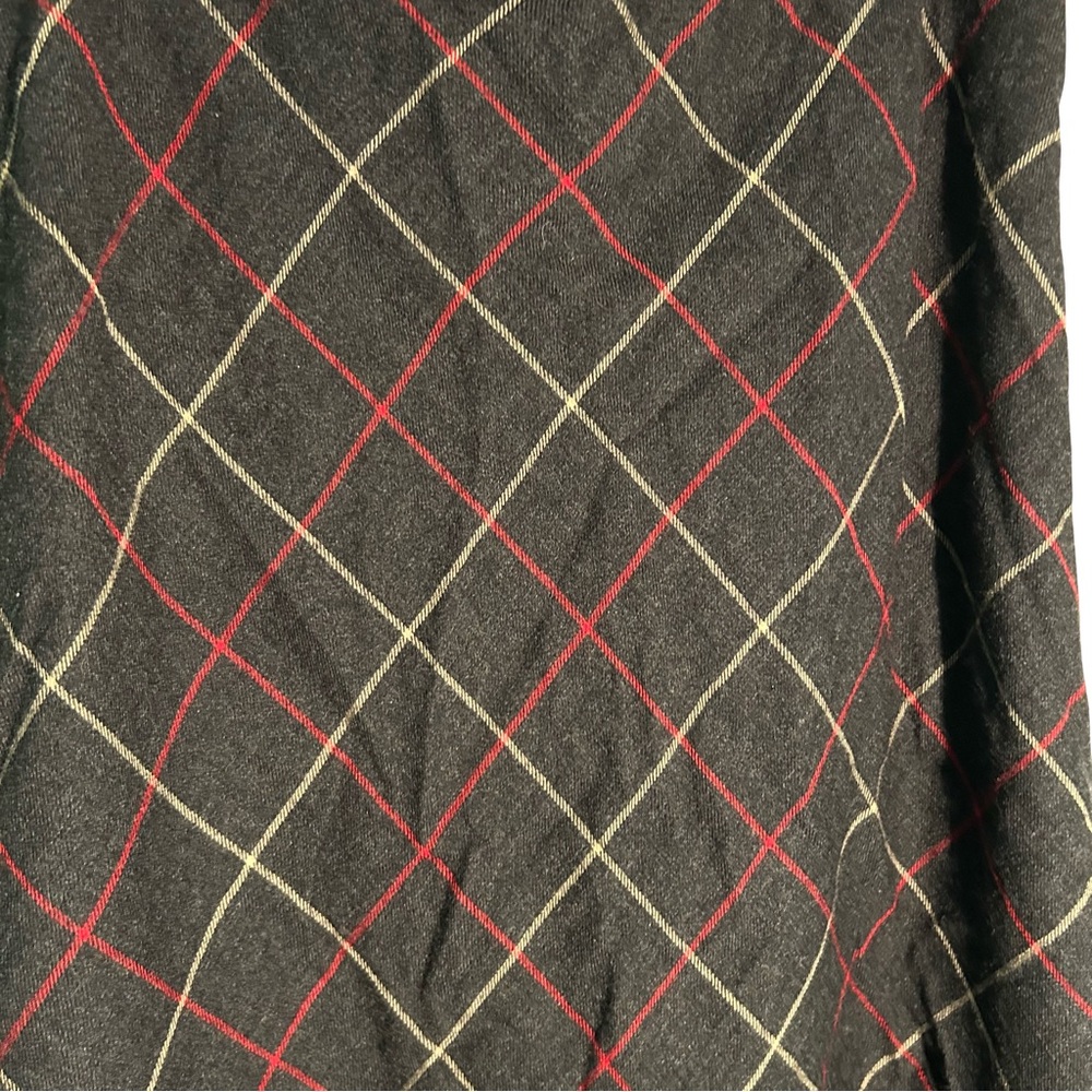 Liz Claiborne Black and Red Plaid Maxi Skirt - Picture 3 of 10